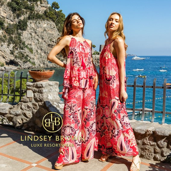 new designer silk resort wear for warm holidays by Lindsey Brown