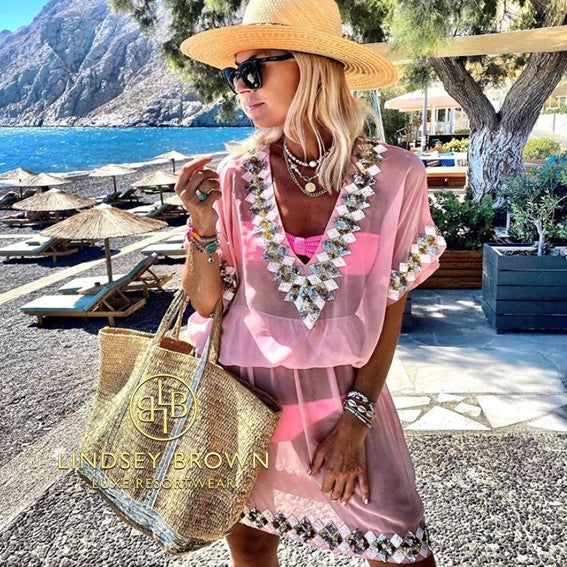 sale designer beach cover ups and sale designer resort wear by Lindsey Brown
